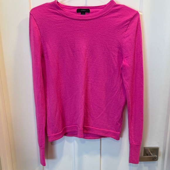 J. Crew Vibrant Pink Women's Hoodie - Picture 1 of 2